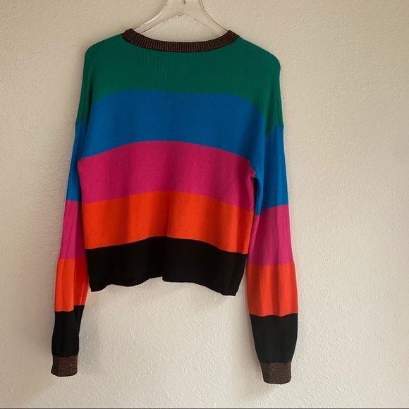 PAM AND GELA multicolor striped sweater SMALL - Picture 5 of 15